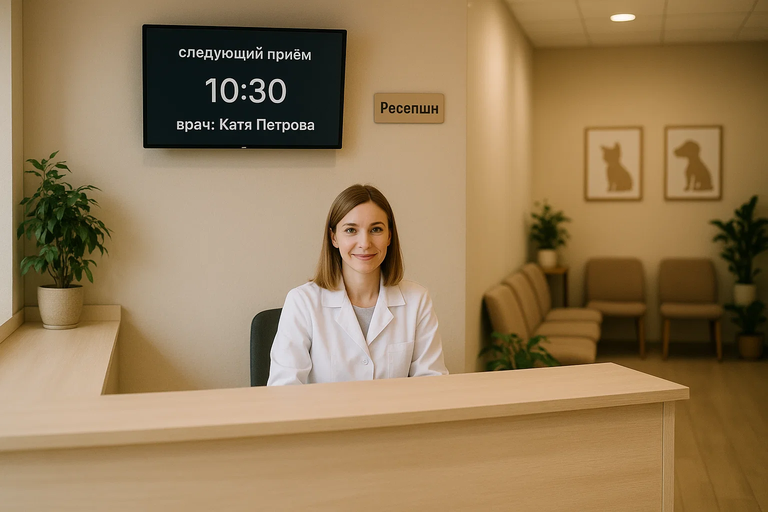 Ресепшн клиники